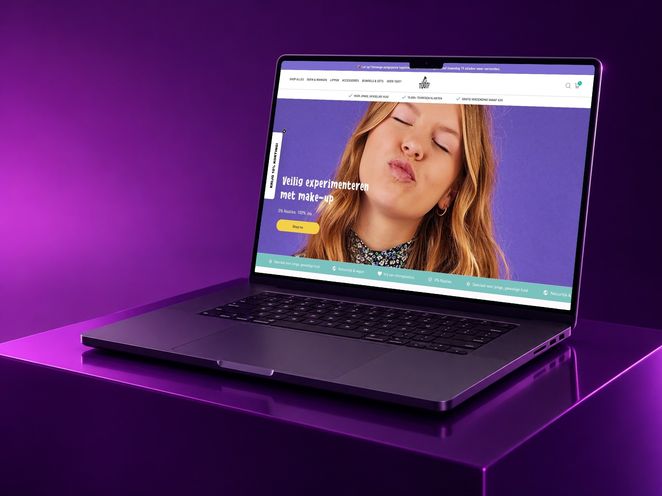 TOOT, Redesigns van de homepagina, productpagina en collectiepagina.